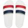 Moncler Basile Pool Slides - White Tricolour