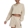 Adidas Women's Sportswear Studio Lounge Summer Crew Sweatshirt - Botanic Beige Mel