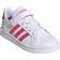 adidas Kid's Grand Court - Footwear White/Real Pink/Footwear White