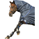 Horseware Amigo Bravo Plus Disc Coperta da turnout con cappuccio rimovibile, gr, Brown/Red/Gold/Red