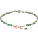 Pandora Sparkling Pavé Tennis Bracelet - Rose Gold/Green