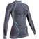 UYN Ambityon UW Long Sleeve Shirt Women - Black Melange/Pink Aqua