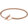 Pandora Moments Heart T-Bar Snake Chain Bracelet - Rose Gold