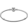 Pandora Moments Heart Infinity Clasp Snake Chain Bracelet - Silver