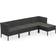 vidaXL 3094381 Loungeset, Bord inkl. 4 Soffor