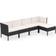 vidaXL 3094381 Loungeset, Bord inkl. 4 Soffor