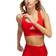 adidas Powerreact Training Medium-Support Bra - Vivid Red