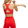 adidas Powerreact Training Medium-Support Bra - Vivid Red