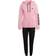 Adidas Essentials Logo French Terry Track Suit Women - Light Pink/Black