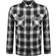 Superdry Wool Miller Overshirt - Black Onyx Check