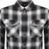 Superdry Wool Miller Overshirt - Black Onyx Check