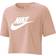 Nike Women's Sportswear Essential Cropped T-shirt - Rose Whisper/White