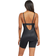 Spanx Suit Your Fancy Plunge Low-Back Mid-Thigh Bodysuit - Black