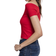 Urban Classics Ladies Off Shoulder Rib Tee - Fire Red