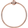 Pandora Moments Sparkling Crown O Snake Chain Bracelet - Rose Gold/Transparent