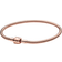 Pandora Moments Snake Chain Armband - Verguld/Roségoud