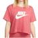 Nike Women's Sportswear Essential Cropped T-shirt - Archaeo Pink/White