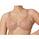 Glamorise Wonderwire Front Close Stretch Lace Bra - Cappuccino