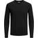 Jack & Jones Crew Neck Knitted Pullover - Black