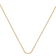 Monica Vinader Fine Chain 24" with adjuster, Gold Vermeil on Silver