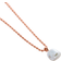 Monica Vinader Nura Tiny Keshi Necklace - Rose Gold/Pearl