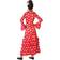 Th3 Party Female Sevilla Resident Costume for Children Red