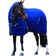 Horseware Rambo Plus Vari-Layer Manta de establo con cuello desmontable, 450g, Dark Blue/Dark Blue/White