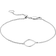 Monica Vinader Riva Kite Chain Bracelet - Sterling Silver/Diamonds