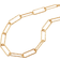 Monica Vinader Alta Textured Chain Bracelet - Gold