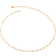 Monica Vinader Alta Textured Chain Necklace - Gold