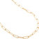 Monica Vinader Alta Textured Chain Necklace - Gold