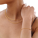 Monica Vinader Gold Corda Fine Chain Friendship Bracelet