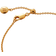 Monica Vinader Gold Siren Fine Chain Bracelet Aquamarine