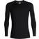 Icebreaker BodyfitZone Merino 150 Zone Long Sleeve Crewe Thermal Top Men - Black