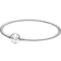 Pandora Moments Stars & Galaxy Bangle - Silver/Transparent