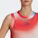 adidas Melbourne Tennis Printed Match Tank Top Women - White/Vivid Red/Sky Rush/Black