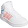 Adidas Kid's Hoops Mid - Footwear White/Acid Red/Sky Rush