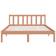vidaXL Solid Pine 69.5cm Sengeramme 135x190cm