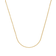 Fine Chain 17"/43cm with adjuster, Gold Vermeil on Silver