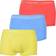 Calvin Klein Cotton Stretch Low Rise Trunks 3-pack - Par M Citrina/Blue Burst/Strawberry Field