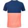 Babolat Play Crew Neck T-shirt Men - Fluo Strike/Estate Blue