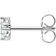 Thomas Sabo Charm Club Single Ear Stud - Silver/Transparent