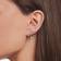 Thomas Sabo Charm Club Single Ear Stud - Silver/Transparent