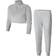 Nike Girl's HW Tracksuit - Lightgrey/Pink (DD6302-077)