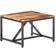 vidaXL Sidebord massivt sheeshamtræ Småbord 60x60cm