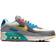 Nike Air Max 90 GS - Phantom/Iron Grey/Rush Pink/Celery