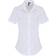 Premier Women's Stretch Fit Poplin Short Sleeve Blouse - White