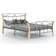 vidaXL Metal 100cm Sengeramme 120x200cm