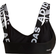 Adidas Women Branded Beach Bikini Top - Black/White