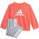 Adidas Infant Badge of Sport Performance Sweatset - Semi Turbo/White/Grey (HF8820)